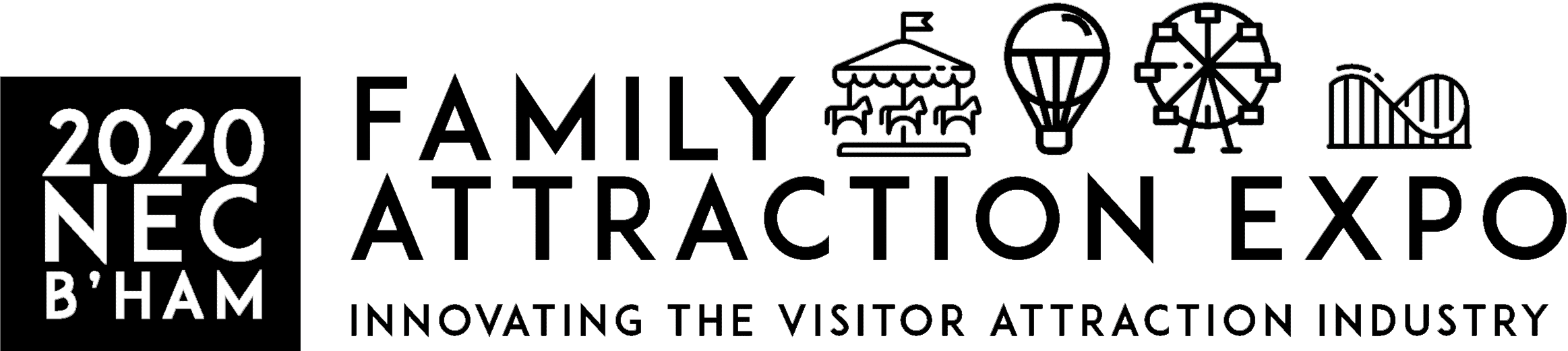 family attraction expo logo white large